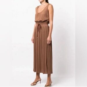 A.L.C. Val pleated midi dress XL